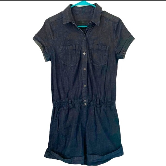 Calvin Klein Jeans Dark Blue Romper - Picture 1 of 10